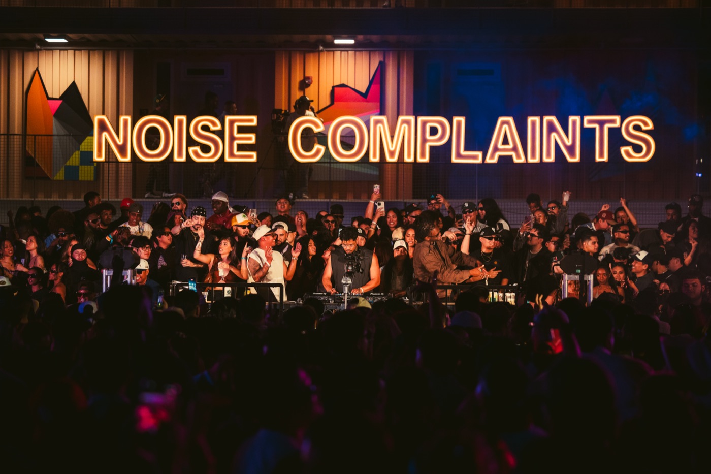 On-stage view from past Noise Complaints 2-Year Anniversary